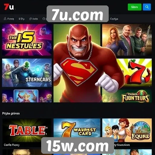 Jogos mais populares disponíveis no 7u.com